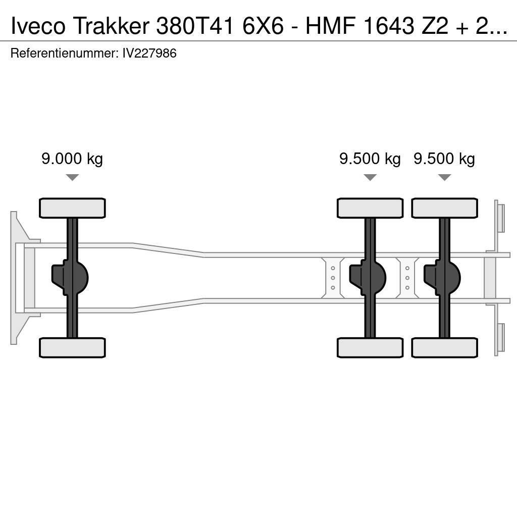 Iveco Trakker 380T41 6X6 - HMF 1643 Z2 + 2-WAY TIPPER Camiones bañeras basculantes o volquetes