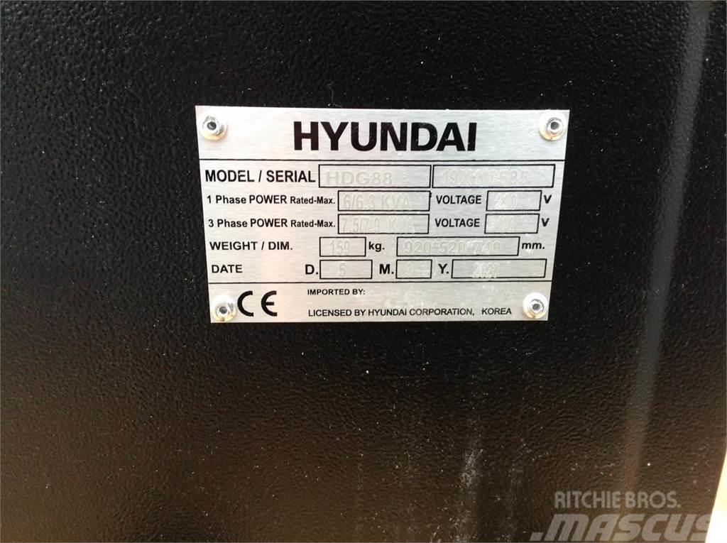 Hyundai Aggregaat HDG 88 Generadores de gasolina