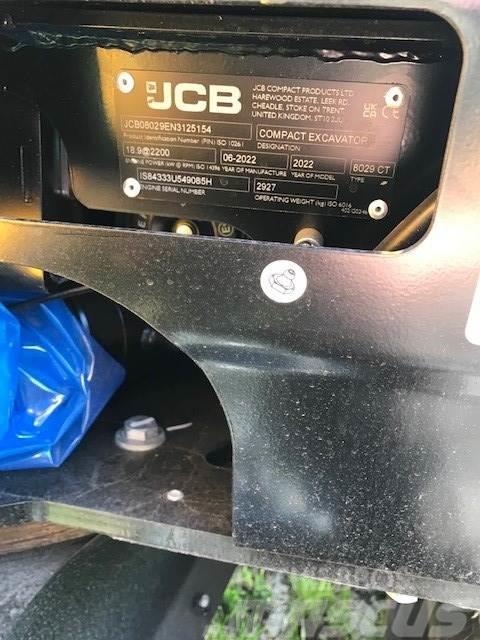 JCB 8029CTS Mini excavadoras < 7t