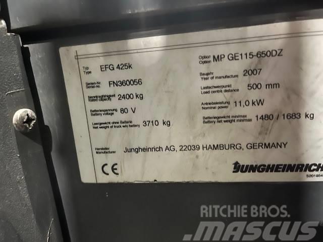 Jungheinrich EFG 425 K Carretillas de horquilla eléctrica
