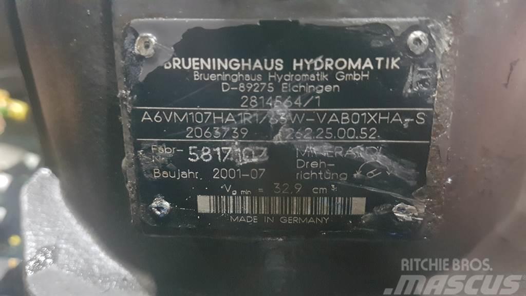 Brueninghaus Hydromatik A6VM107HA1R1/63W -Volvo L30B-Drive motor/Fahrmotor Hidráulicos
