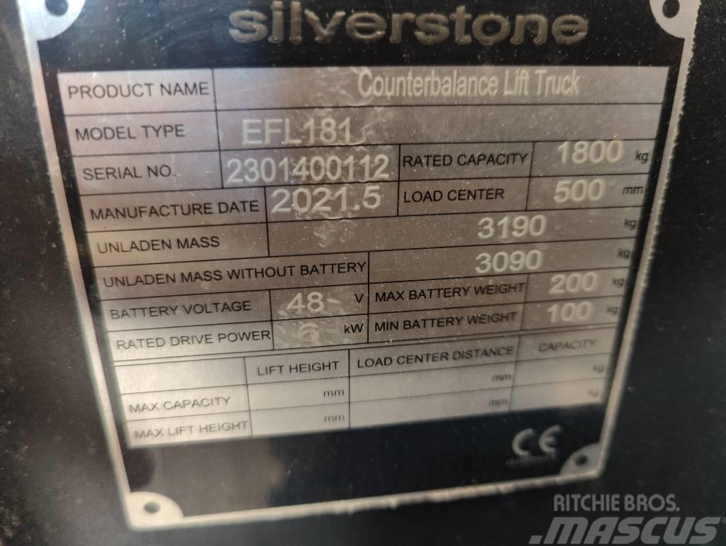 Silverstone EFL181  (RENT244) Carretillas de horquilla eléctrica