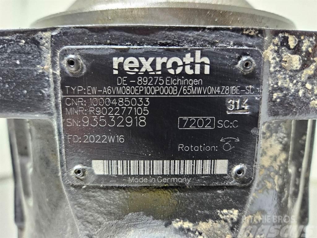 Wacker Neuson 1000485033-Rexroth A6VM080EP-Drive motor Hidráulicos