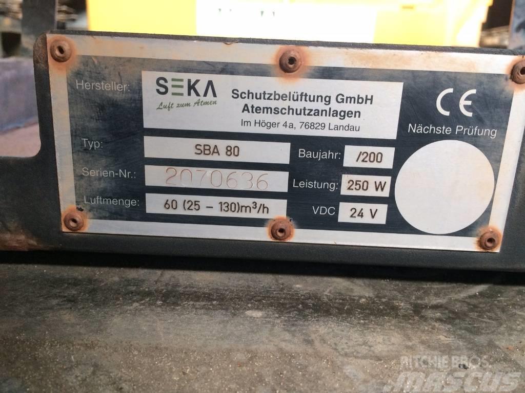 Seka (442) Schutzbelüftung SBA 80 Otros componentes