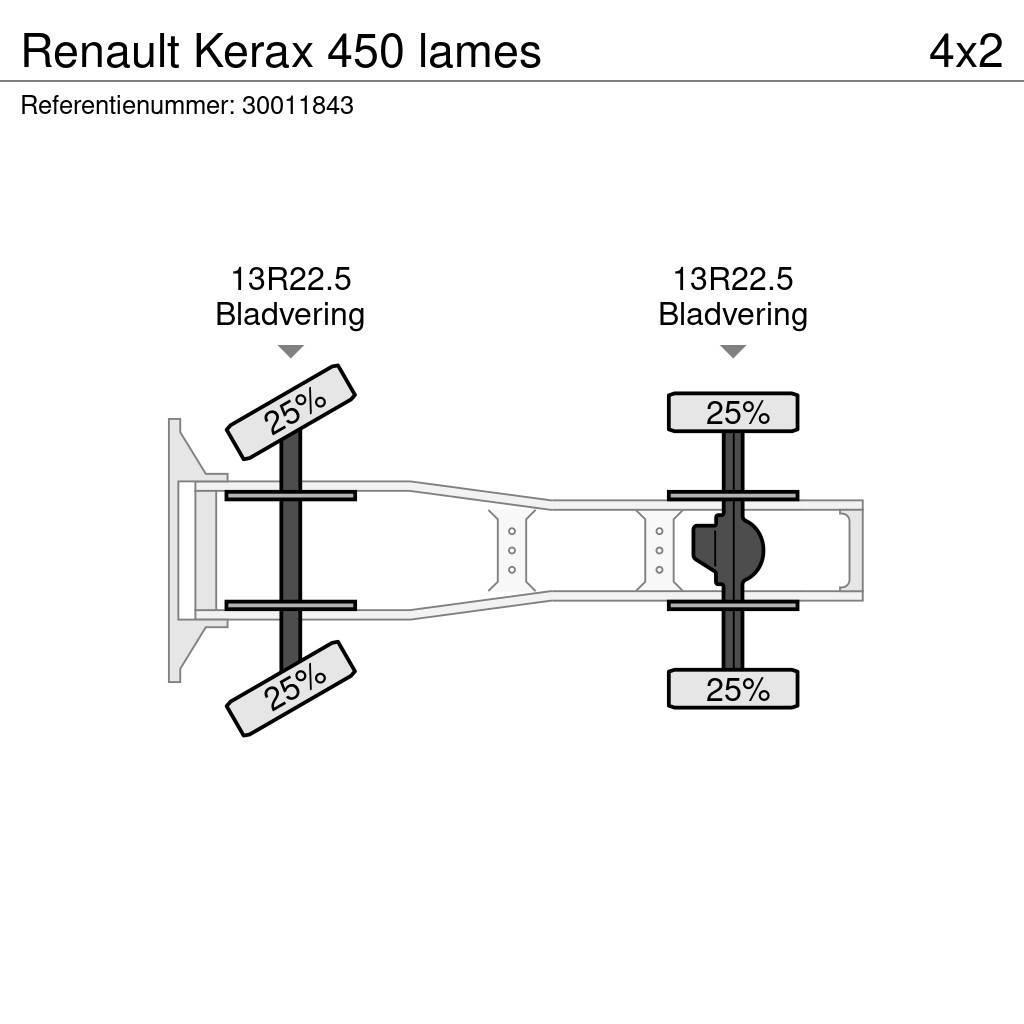 Renault Kerax 450 lames Cabezas tractoras
