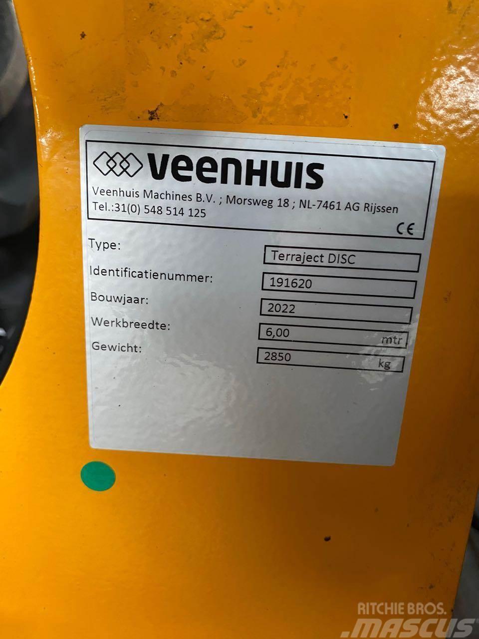 Veenhuis Terraject Disc 6.00 Otras máquinas de fertilización