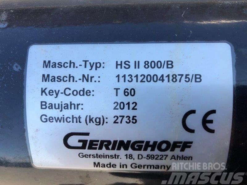 Geringhoff HS II 800 B Accesorios para cosechadoras combinadas