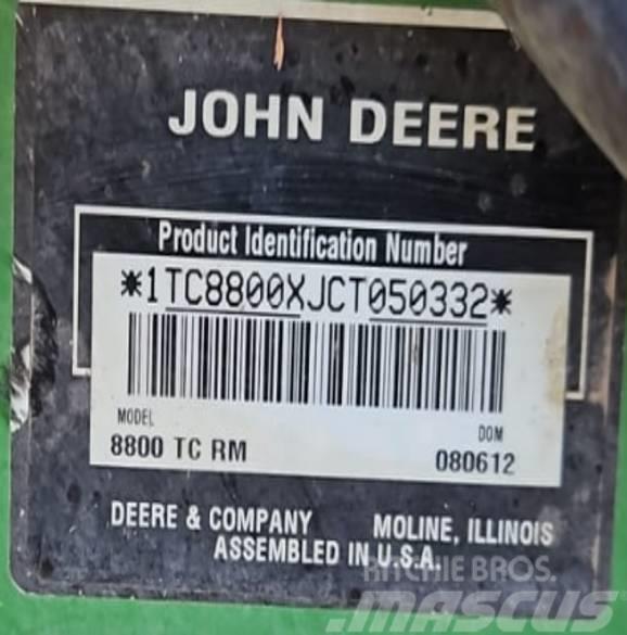 John Deere 8800 TC RM TerrainCut Tractores corta-césped