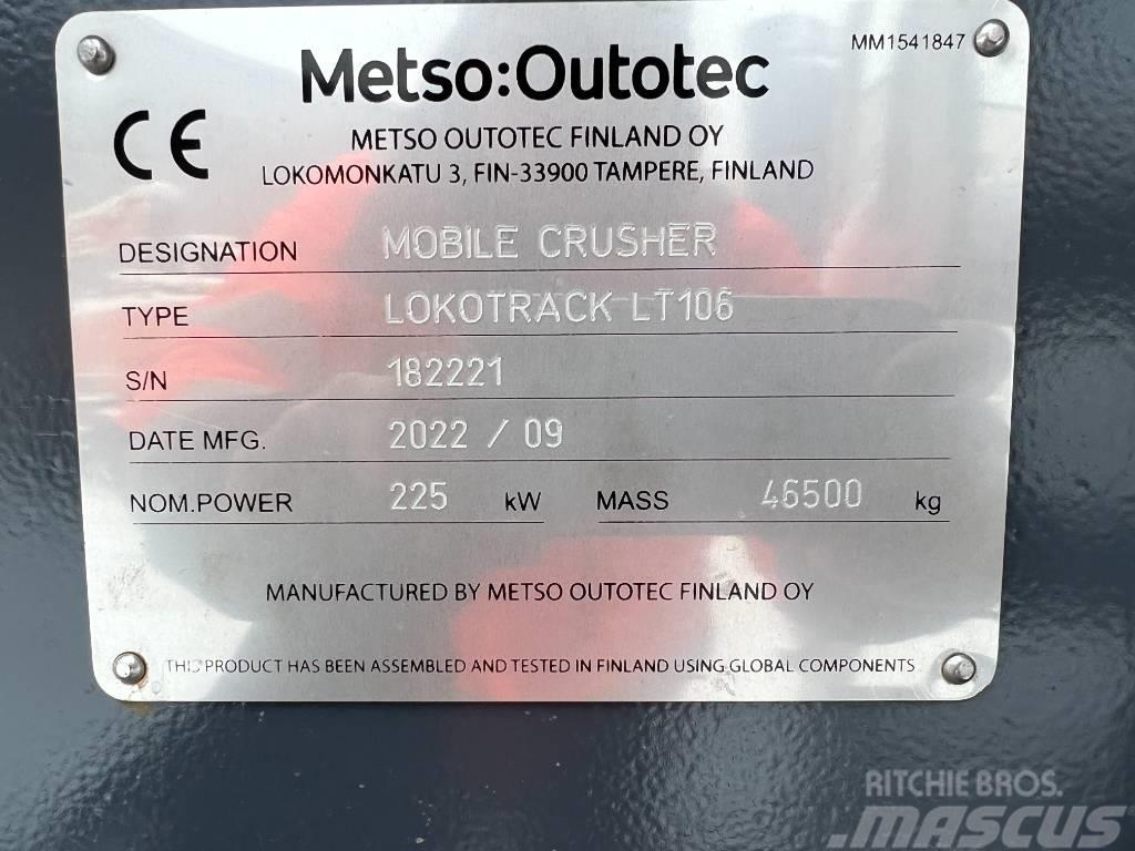 Metso LT106 Trituradoras móviles