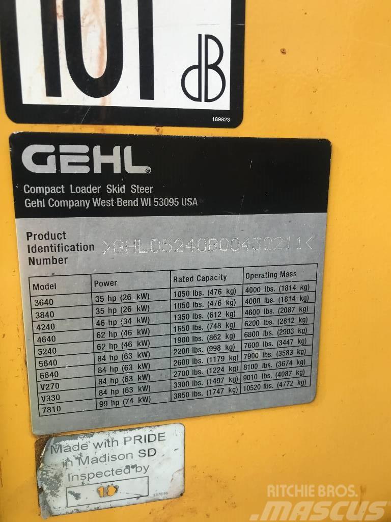 Gehl 5240 Minicargadoras
