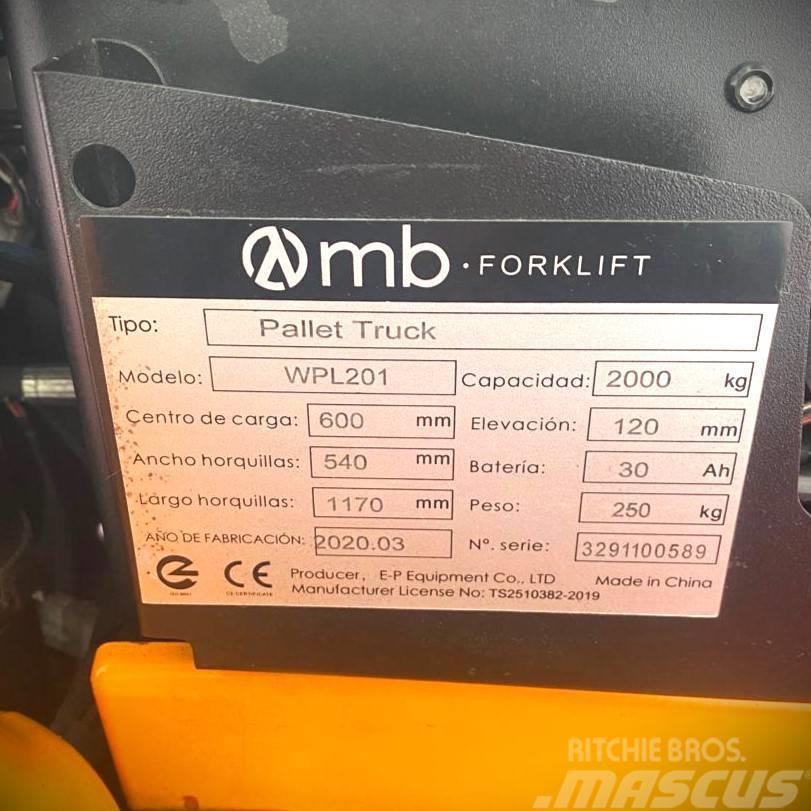  MB FORKLIFT WPL201 Transpaletas Electricas
