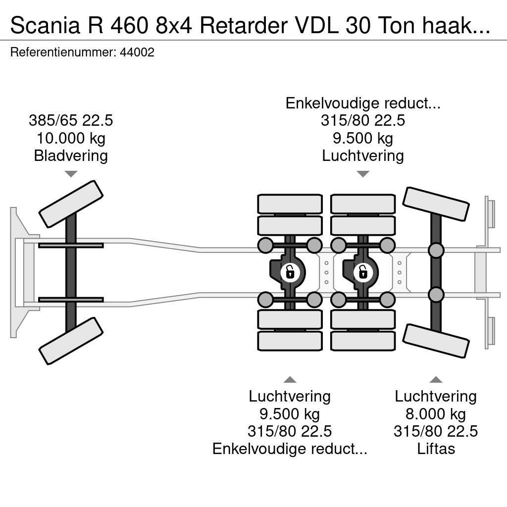 Scania R 460 8x4 Retarder VDL 30 Ton haakarmsysteem NEW A Camiones polibrazo