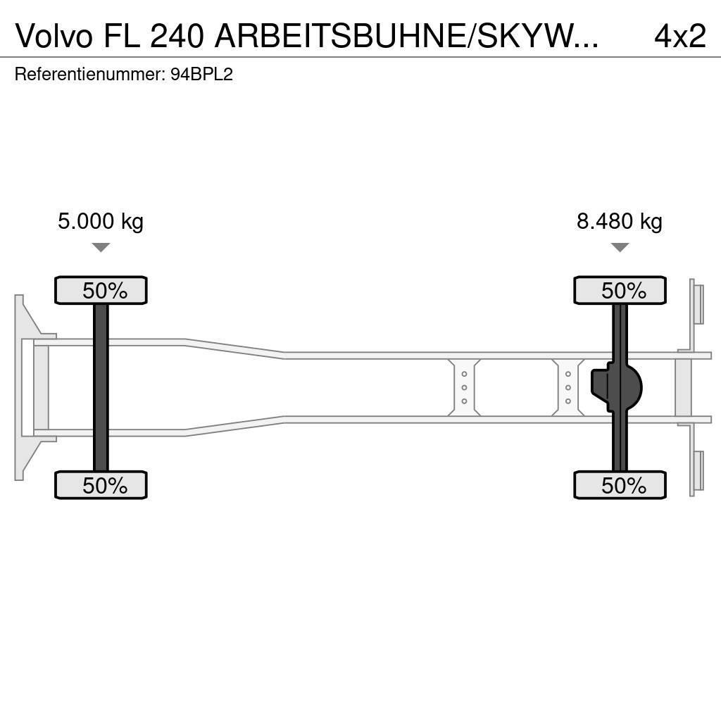 Volvo FL 240 ARBEITSBUHNE/SKYWORKER/17.5m Plataformas sobre camión