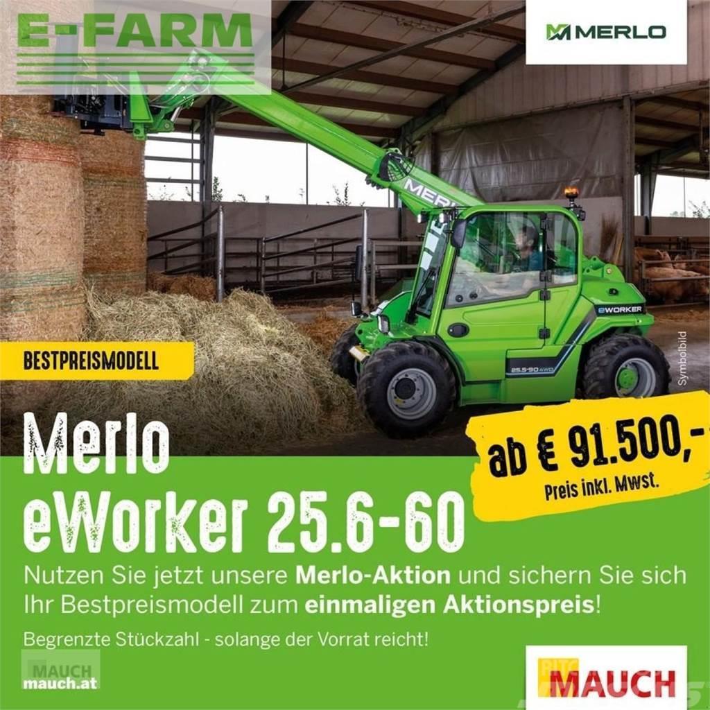 Merlo e-worker 25.5-60 aktion Manipuladores telescópicos agrícolas