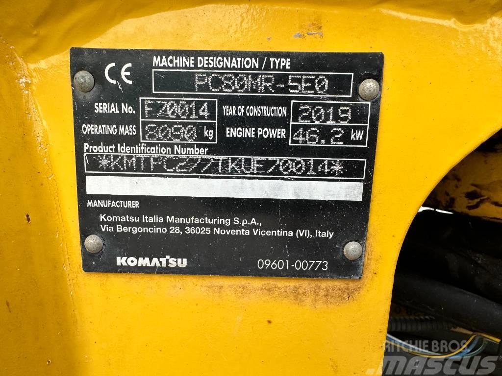Komatsu PC80MR Excavadoras 7t - 12t