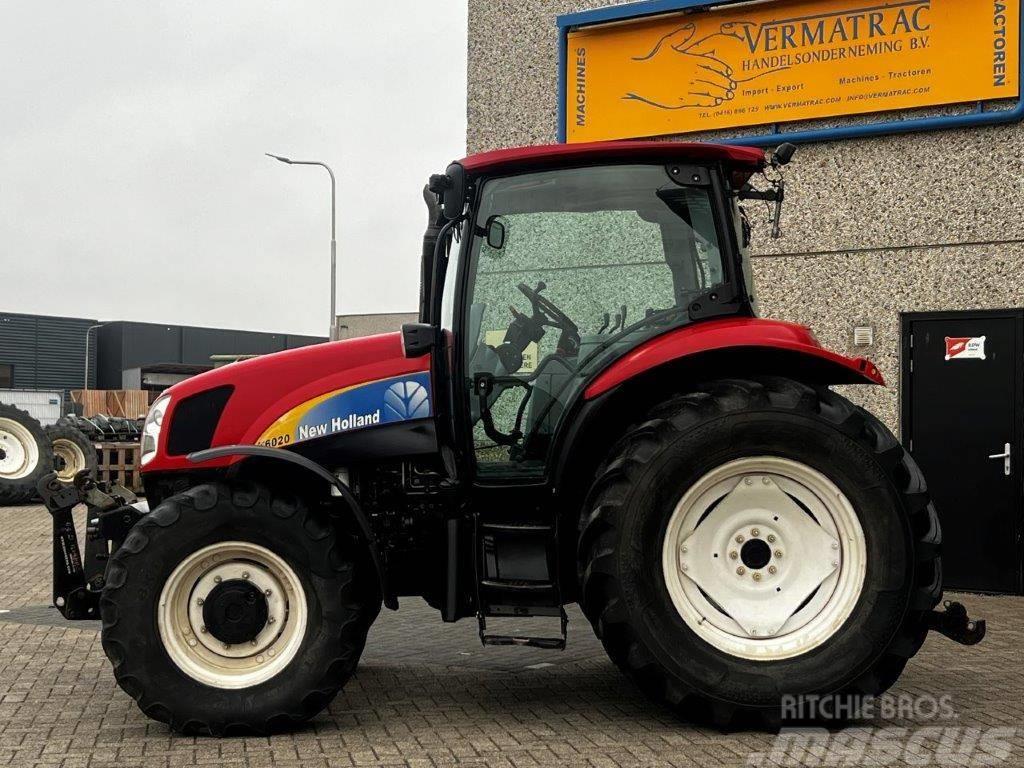 New Holland T6020, Fronthydraulik + Zapfwelle, 2009! Tractores