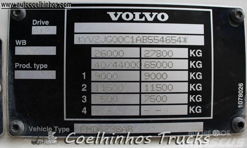 Volvo FM 380 + Hiab 288 Camiones plataforma