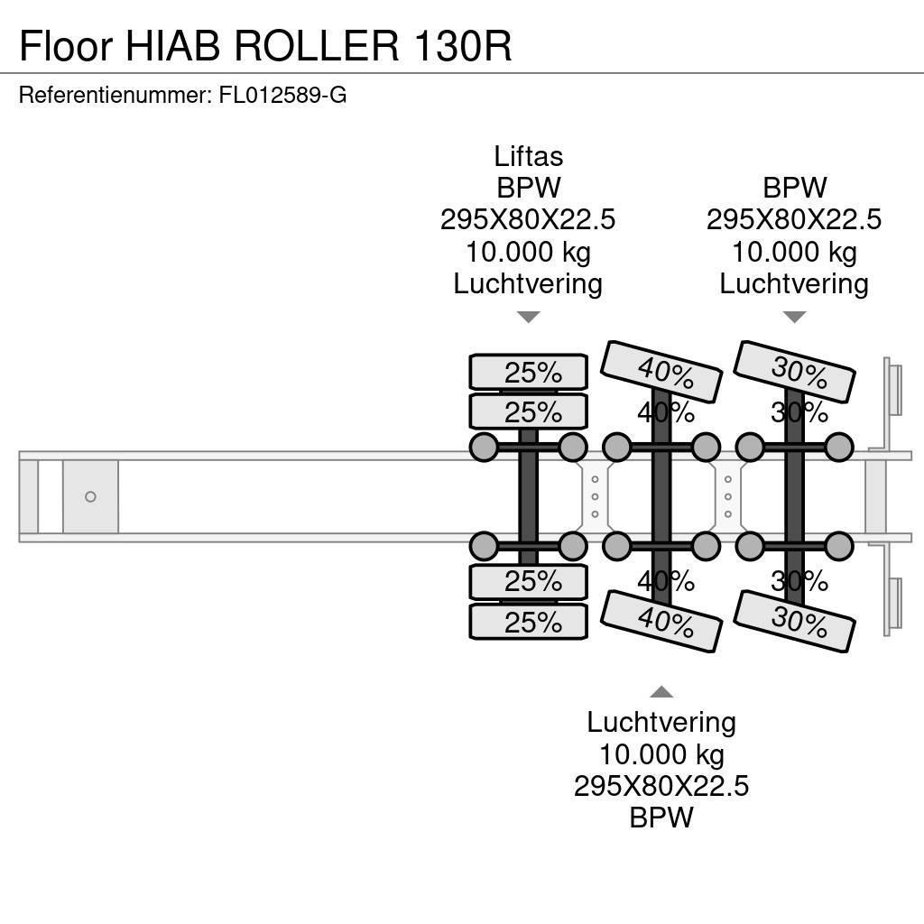 Floor HIAB ROLLER 130R Semirremolques de plataformas planas/laterales abatibles