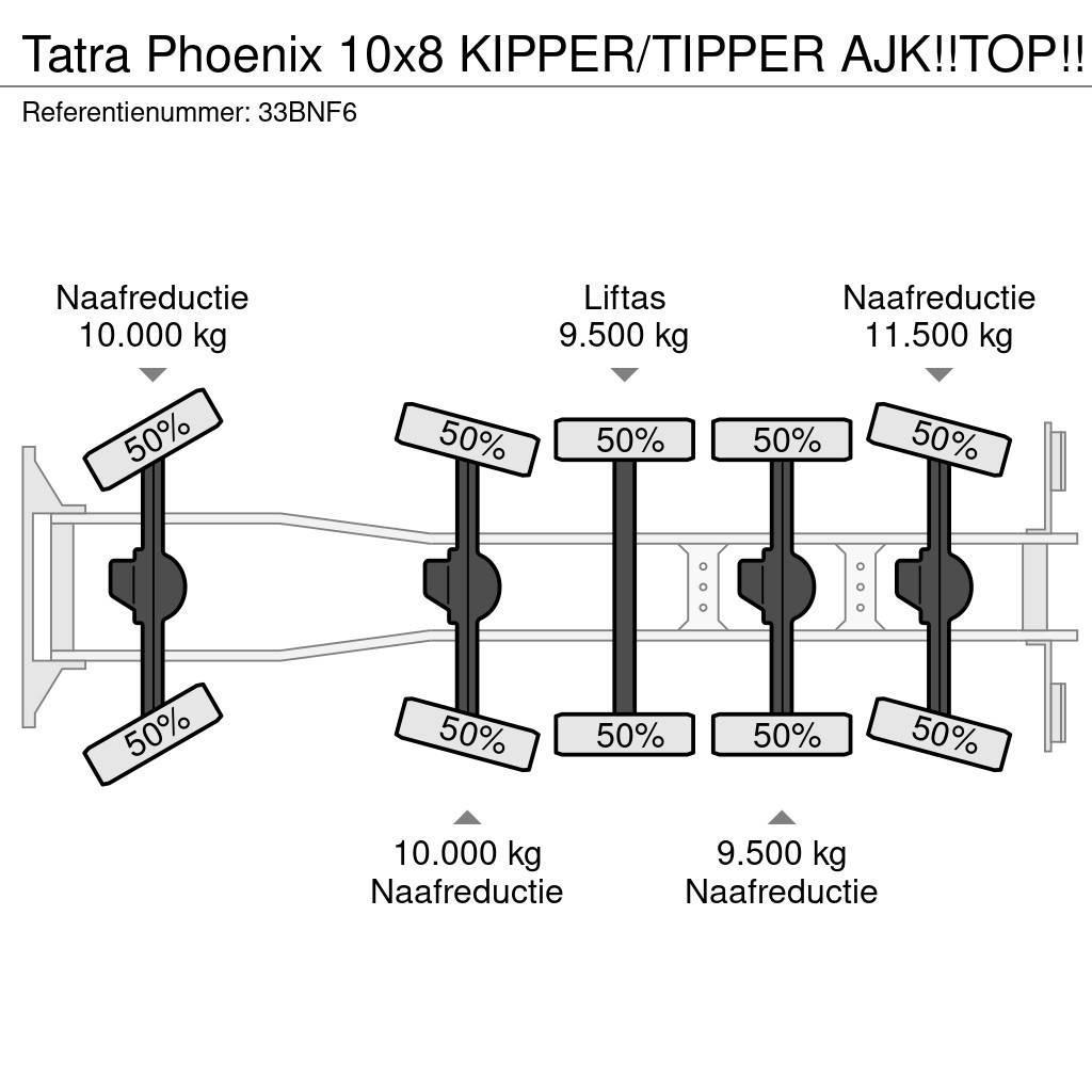 Tatra Phoenix 10x8 KIPPER/TIPPER AJK!!TOP!! Camiones bañeras basculantes o volquetes