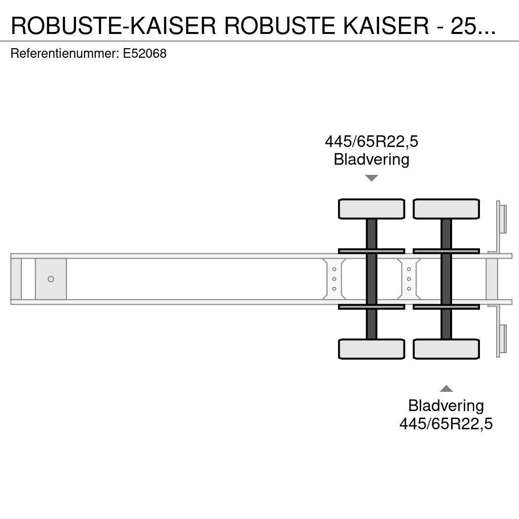  Robuste-Kaiser ROBUSTE KAISER - 25 M3 - 2X STEEL/L Semirremolques bañera