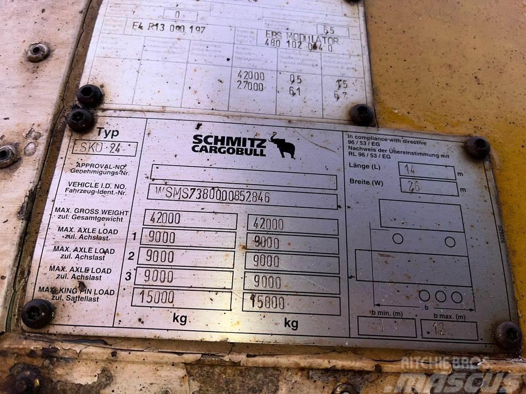 Schmitz Cargobull SKO 24 BOX L=13571 Semirremolques con carrocería de caja