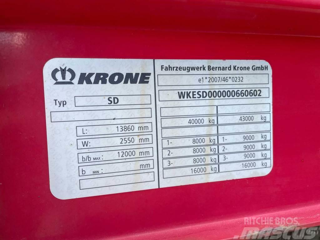 Krone Profi Liner SD + MEGA Semirremolques con caja de lona