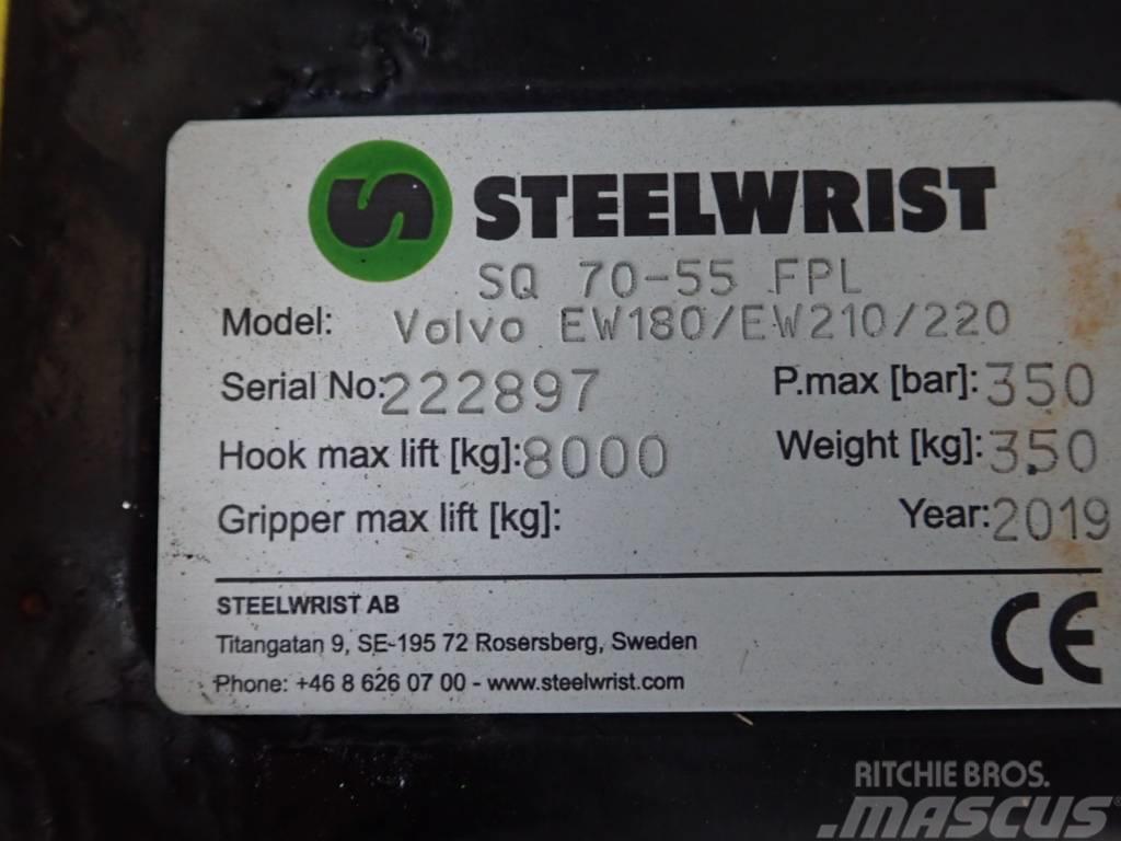 Steelwrist Vollhyd. SW SQ70 FPL passend Volvo EW180 Enganches rápidos
