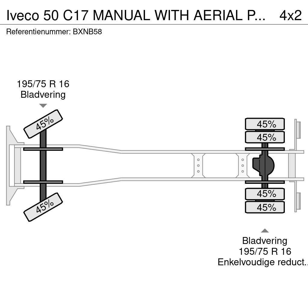 Iveco 50 C17 MANUAL WITH AERIAL PLATFORM Plataformas sobre camión