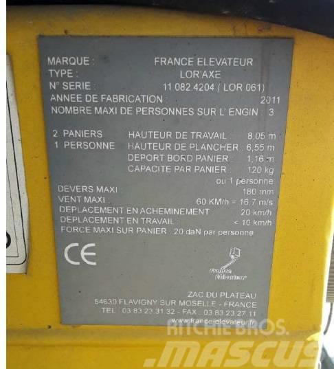 France Elevateur LOR `AXE Otras plataformas elevadoras