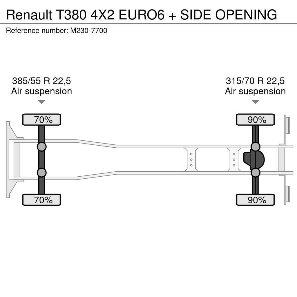 Renault T380 4X2 EURO6 + SIDE OPENING Camiones caja cerrada