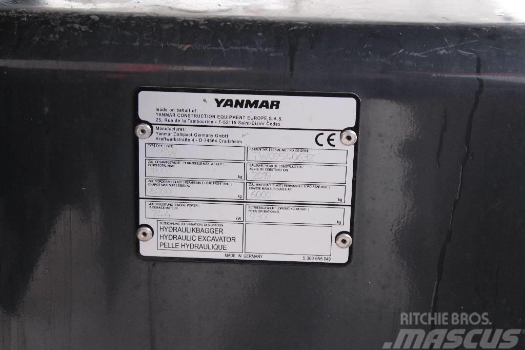 Yanmar B 95 W / Engcon EC-Oil, Rasvari, Lämmitin, ym! Excavadoras de ruedas