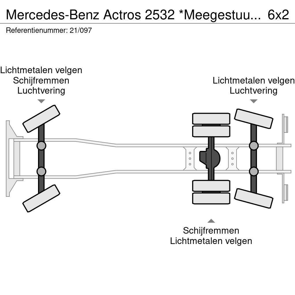 Mercedes-Benz Actros 2532 *Meegestuurd as*Bluetooth*Airco*Cruise Camiones polibrazo