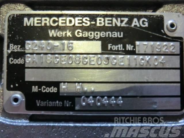  Getriebe / transmisson G240 Piezas y equipos para grúas