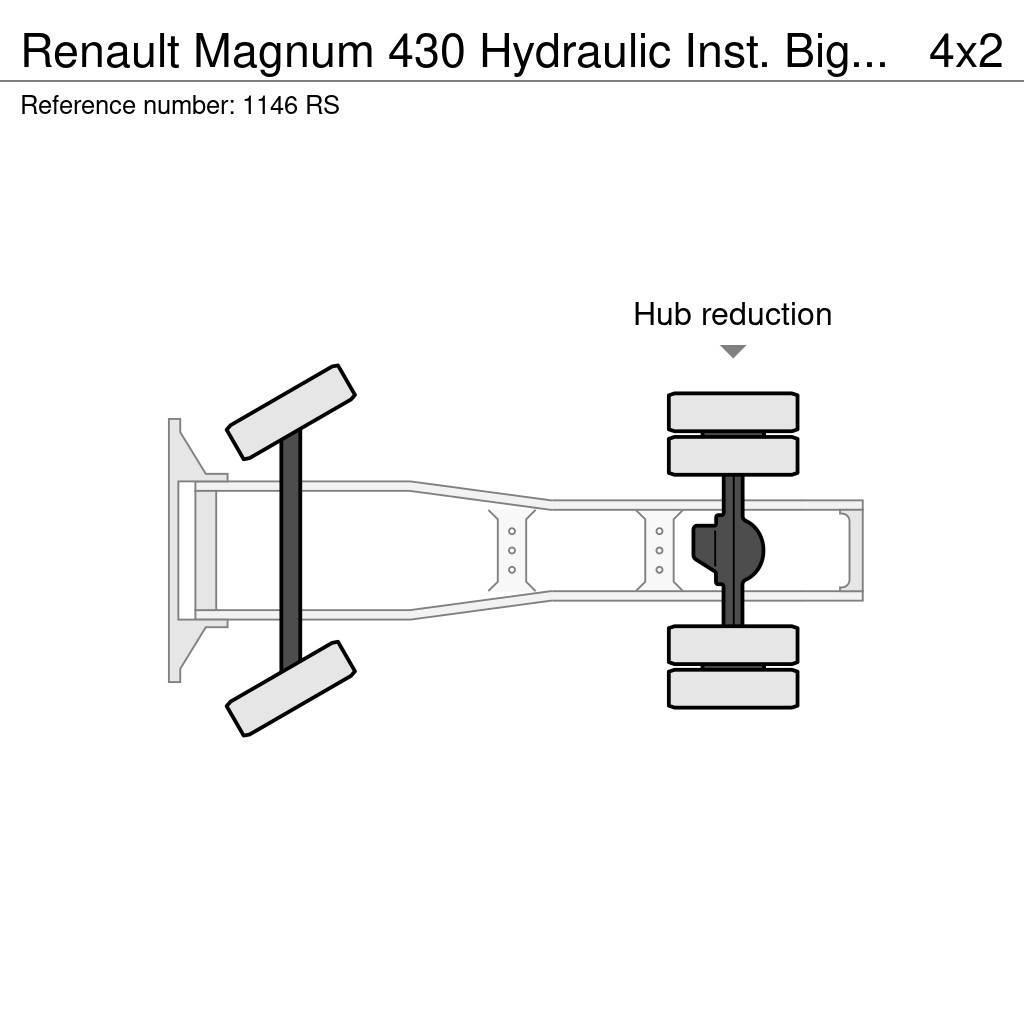 Renault Magnum 430 Hydraulic Inst. Big Axle Good Condition Cabezas tractoras
