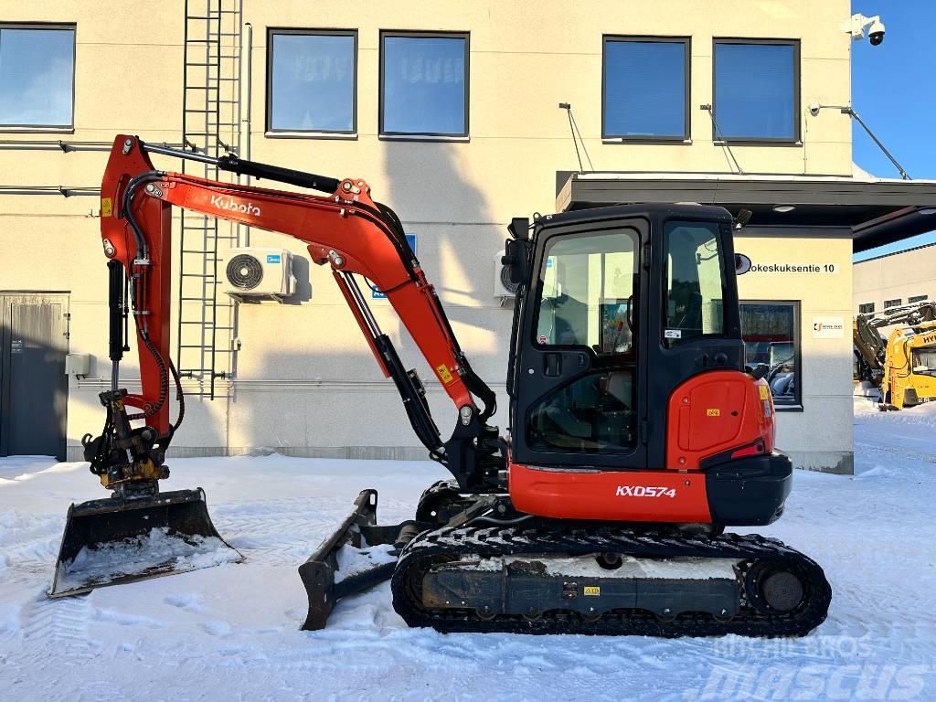 Kubota KX057-4 PYÖRITTÄJÄLLÄ Mini excavadoras < 7t