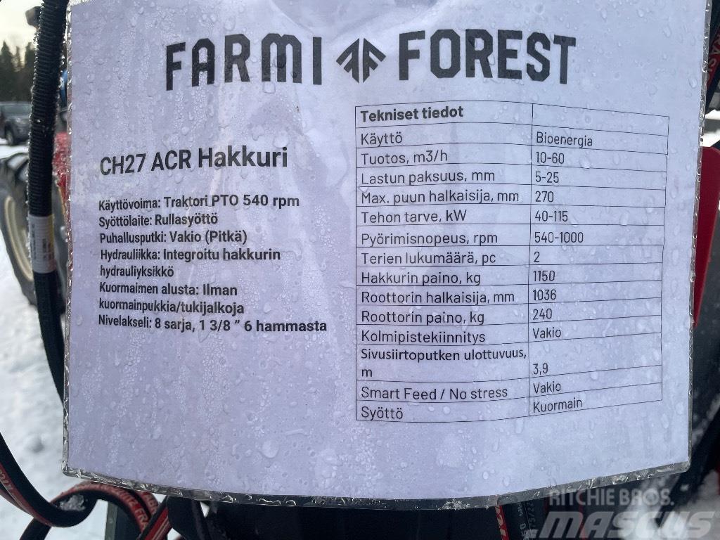Farmi Forest CH27 Trituradoras de madera