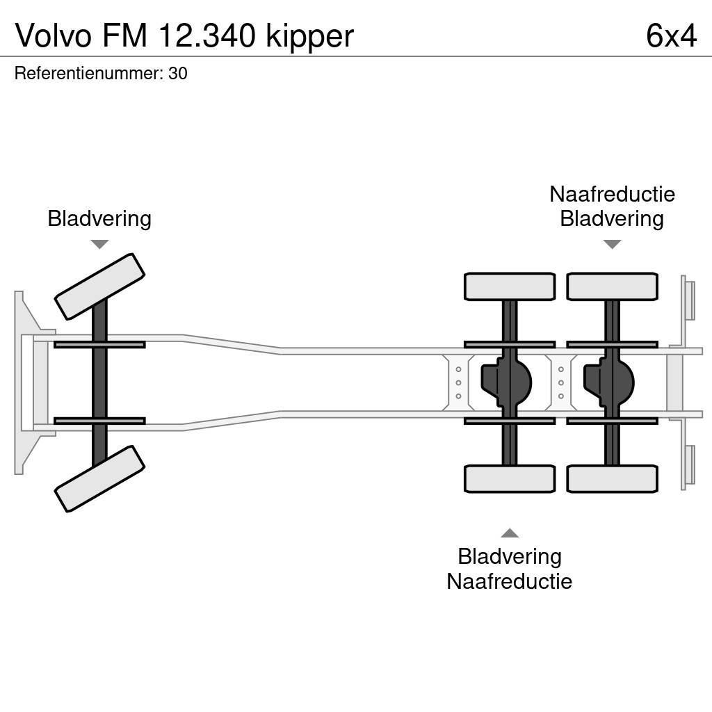 Volvo FM 12.340 kipper Grúas todo terreno