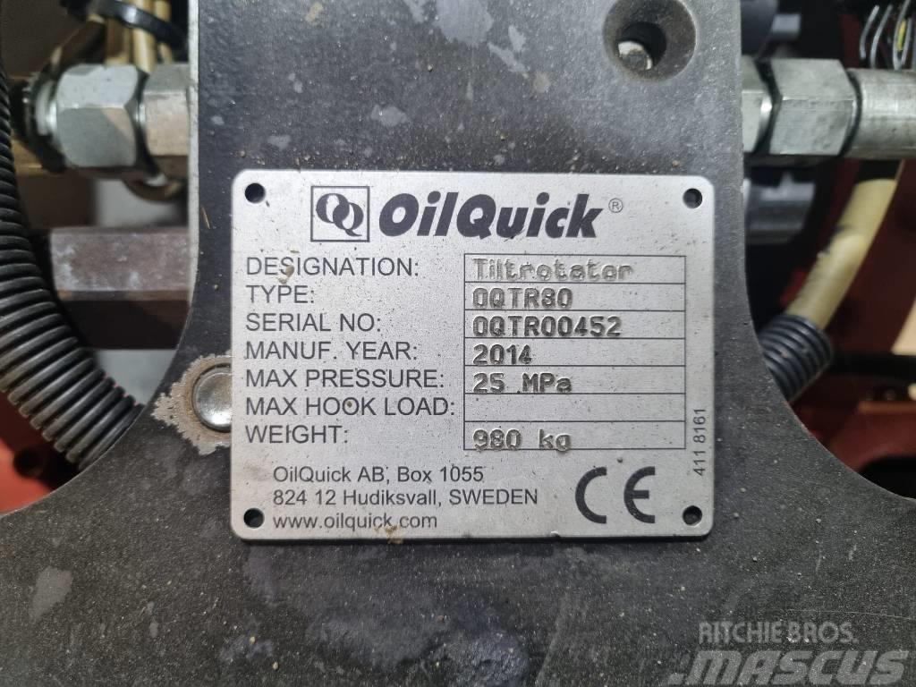  OilQuick/Rototilt OQTR80 tiltrotator Volteadoras