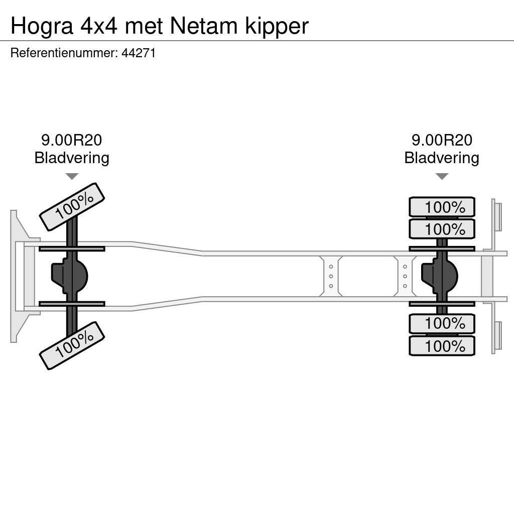  Hogra 4x4 met Netam kipper Camiones bañeras basculantes o volquetes