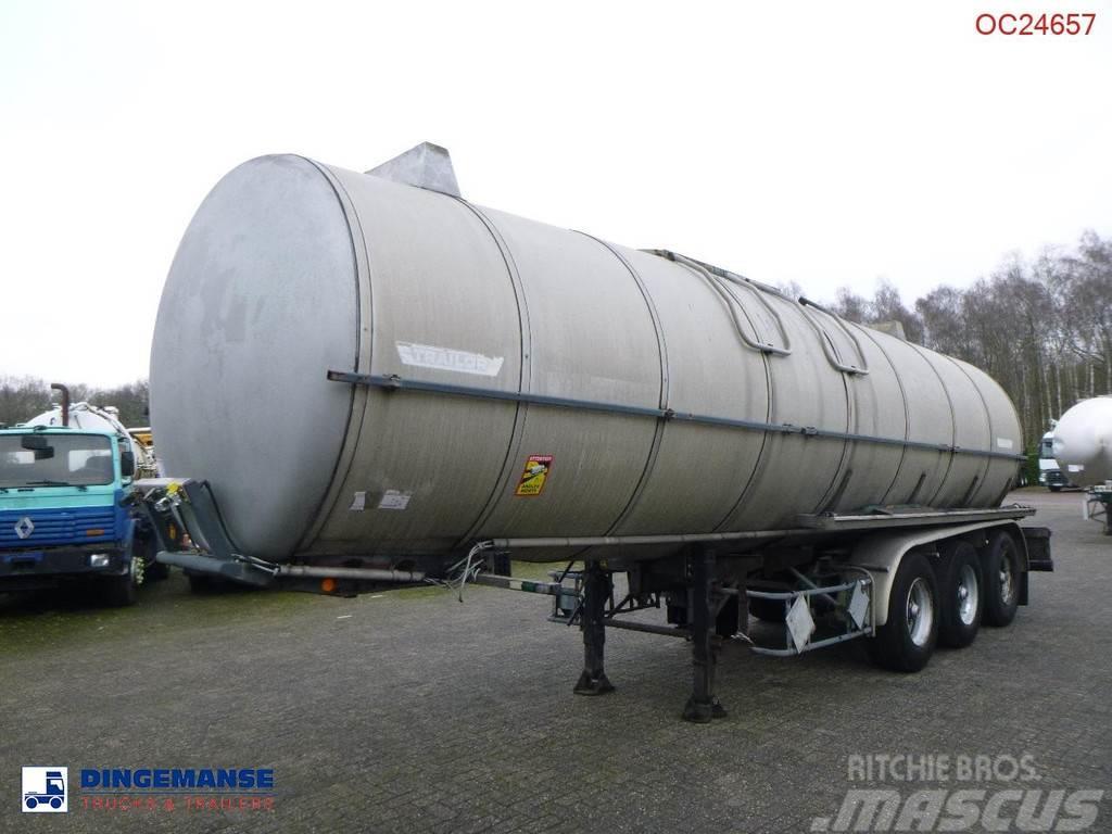 Trailor Heavy oil / bitumen tank steel 31.1 m3 / 1 comp Semirremolques cisterna