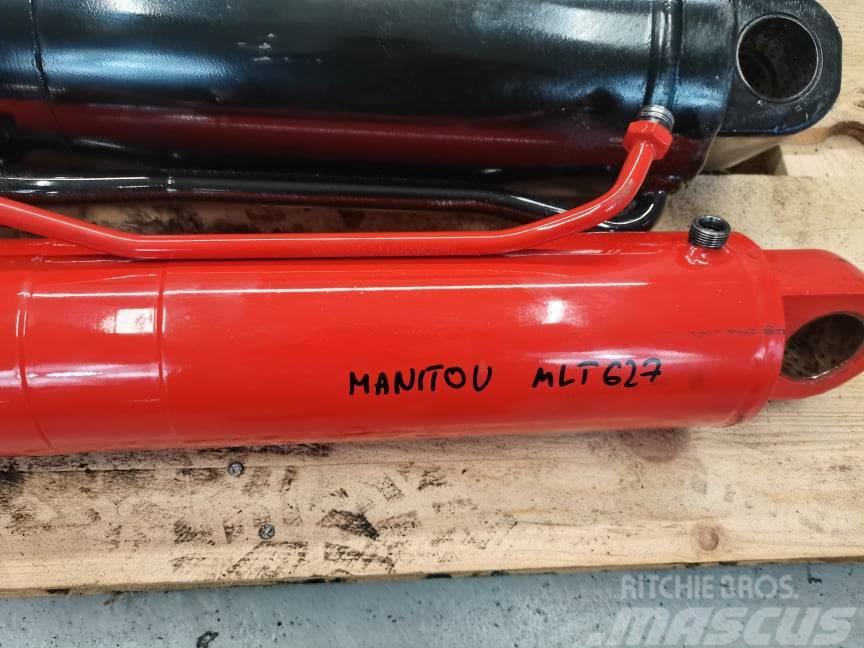 Manitou MLT 737 {hydraulic piston Plataformas y cucharones