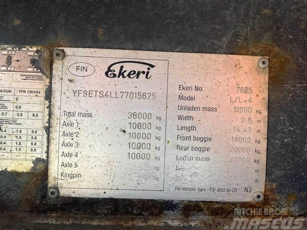 Ekeri L/L-4 TK SL-400 / BOX L=12384 mm Remolques isotermos/frigoríficos