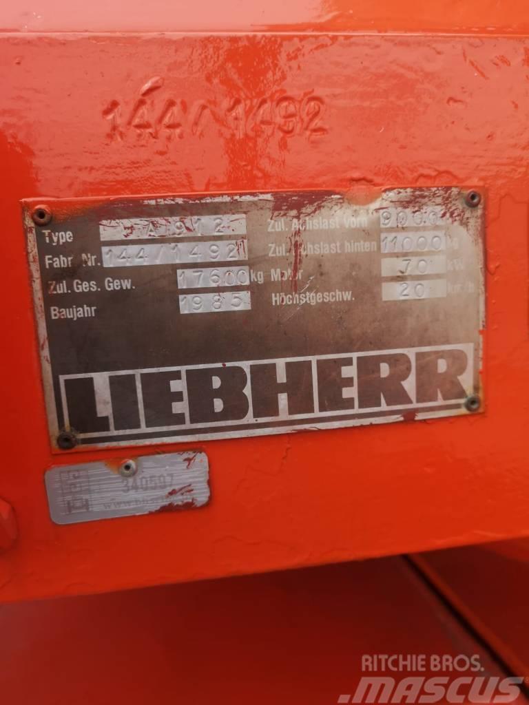 Liebherr A 912 Excavadoras de ruedas