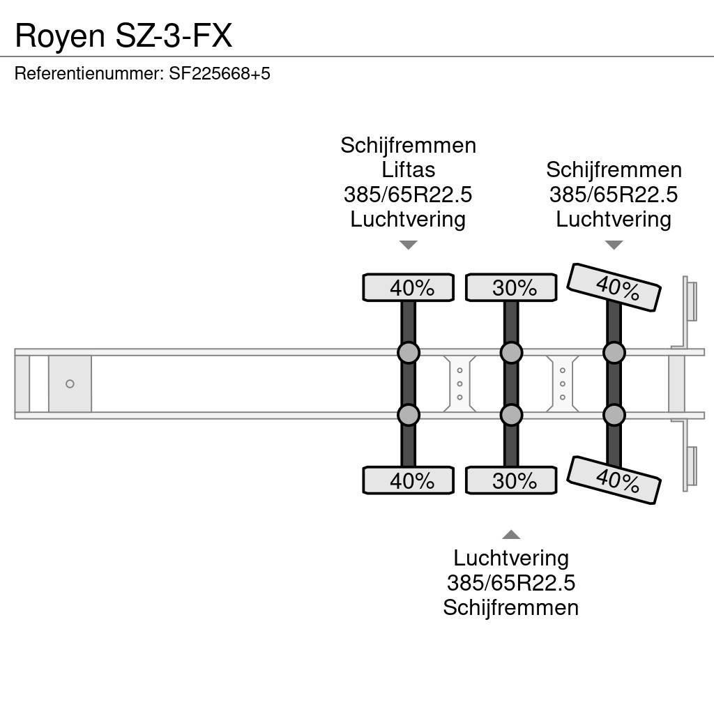  Royen SZ-3-FX Semirremolques con carrocería de caja