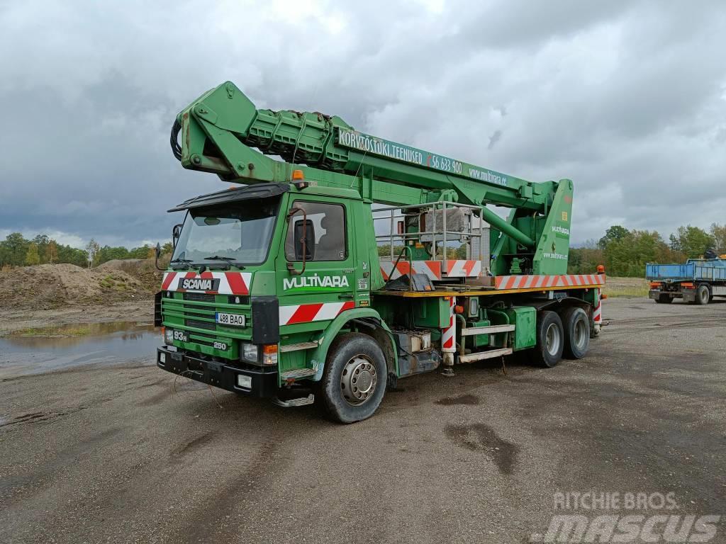 Scania P93HL Plataformas sobre camión