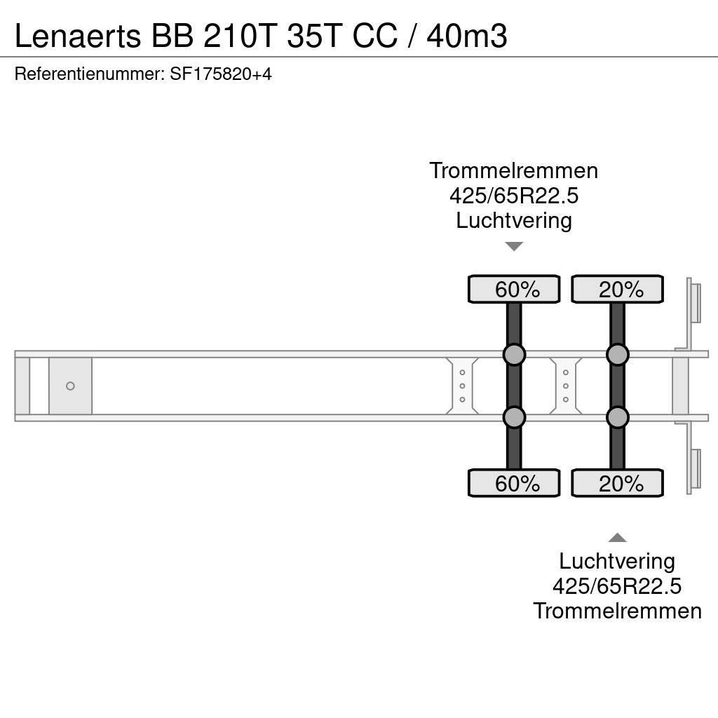 Lenaerts BB 210T 35T CC /  40m3 Semirremolques bañera