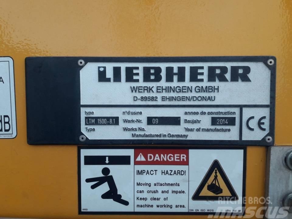 Liebherr LTM 1500-8.1 Grúas todo terreno