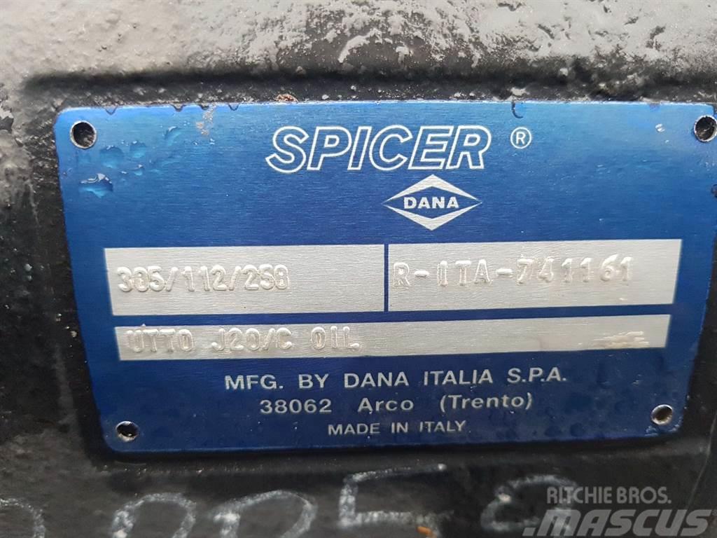 Fantuzzi SF60-EF1200-Spicer Dana 305/112/258-Axle/Achse/As Ejes