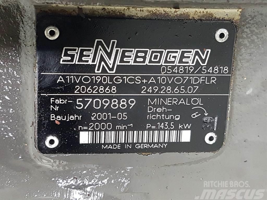 Sennebogen -Rexroth A11VO190LG1CS-Load sensing pump Hidráulicos