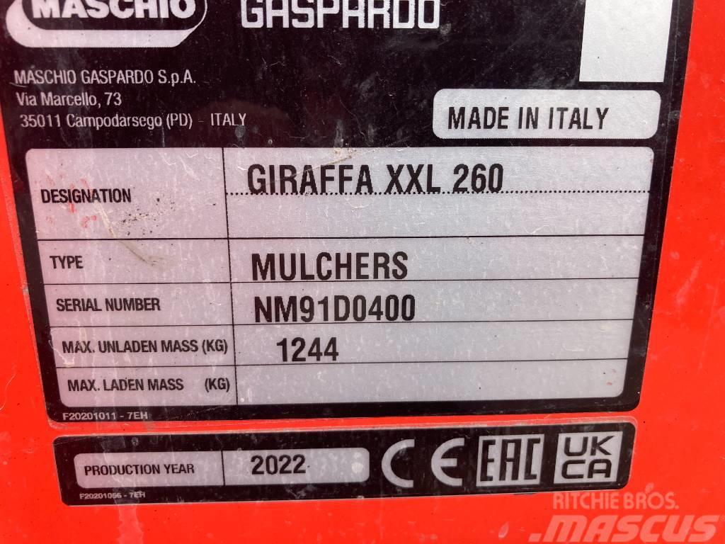 Maschio Giraffa 260 XXL HD Segadoras y cortadoras de hojas para pastos